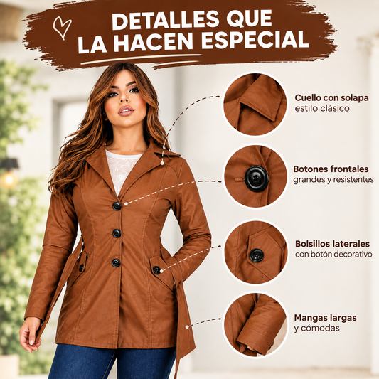 chaqueta de cuero mujer
